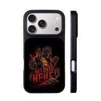 MK Scorpion Get Over Here chains iPhone 17 Pro Max Black Case
