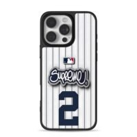 MLB Supreme 2 baseball jersey iPhone 16 Pro Max Black Case