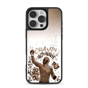 MMA Champ Mighty Mouse Johnson iPhone 16 Pro Max Black Case