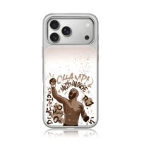 MMA Champ Mighty Mouse Johnson iPhone 17 Pro Max Electroplated Silver Case1