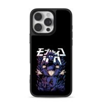 Mob Psycho 100 Shigeo Kageyama art iPhone 16 Pro Max Black Case