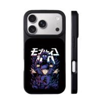 Mob Psycho 100 Shigeo Kageyama art iPhone 17 Pro Max Black Case