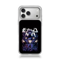 Mob Psycho 100 Shigeo Kageyama art iPhone 17 Pro Max Electroplated Silver Case1