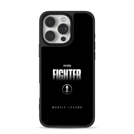 Mobile Legend Fighter sword black iPhone 16 Pro Max Black Case