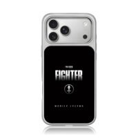 Mobile Legend Fighter sword black iPhone 17 Pro Max Electroplated Silver Case1