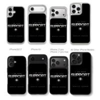 Mobile Legend Support User Cross Chris Brown Phone Case Black Electroplated Silver For Iphone 11 To 17
