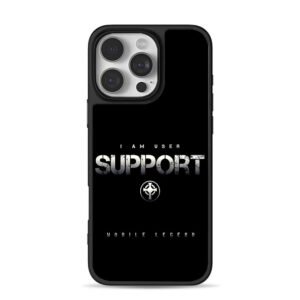 Mobile Legend Support User Cross iPhone 16 Pro Max Black Case