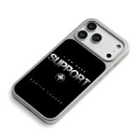 Mobile Legend Support User Cross iPhone 17 Pro Max Electroplated Silver Case2
