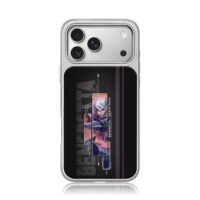 Mobile Legends Benedetta art iPhone 17 Pro Max Electroplated Silver Case1