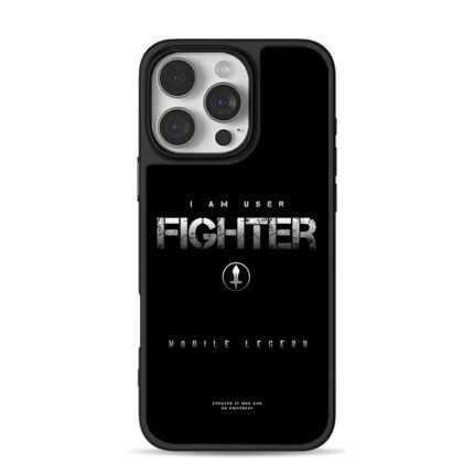 Mobile Legends Fighter sword emblem iPhone 16 Pro Max Black Case