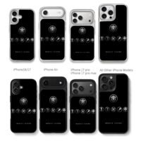 Mobile Legends icons silver black Chris Brown Phone Case Black Electroplated Silver For Iphone 11 To 17