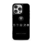 Mobile Legends icons silver black iPhone 16 Pro Max Black Case