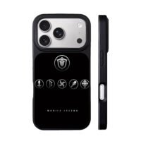 Mobile Legends icons silver black iPhone 17 Pro Max Black Case