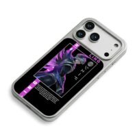 Mobile Legends Ling purple assassin iPhone 17 Pro Max Electroplated Silver Case2