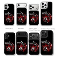 Mogul Khan berserker axe quote art Chris Brown Phone Case Black Electroplated Silver For Iphone 11 To 17