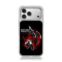 Mogul Khan berserker axe quote art iPhone 17 Pro Max Electroplated Silver Case1