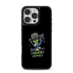 Mojo Jojo Think Evil cartoon print iPhone 16 Pro Max Black Case