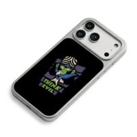 Mojo Jojo Think Evil cartoon print iPhone 17 Pro Max Electroplated Silver Case2