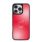 Monaco F1 track red gradient design iPhone 16 Pro Max Black Case