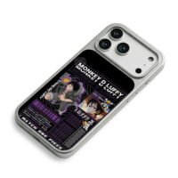 Monkey D Luffy One Piece anime art iPhone 17 Pro Max Electroplated Silver Case2