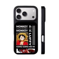 Monkey D Luffy OP Gomu Gomu no Mi iPhone 17 Pro Max Black Case