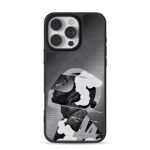 Monochrome hip hop rapper cloud art iPhone 16 Pro Max Black Case