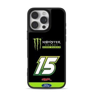 Monster Energy Ford 15 racing iPhone 16 Pro Max Black Case