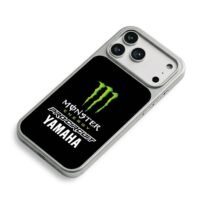 Monster Energy Pro Circuit Yamaha iPhone 17 Pro Max Electroplated Silver Case2