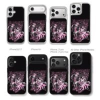Monster High Draculaura fangtastic Chris Brown Phone Case Black Electroplated Silver For Iphone 11 To 17