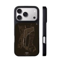 Monza Italy F1 race track map iPhone 17 Pro Max Black Case