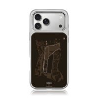 Monza Italy F1 race track map iPhone 17 Pro Max Electroplated Silver Case1