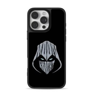 Moon Knight hooded glowing logo iPhone 16 Pro Max Black Case