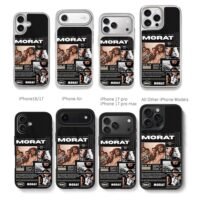 Morat band member photos and new EP Chris Brown Phone Case Black Electroplated Silver For Iphone 11 To 17