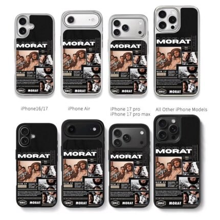 Morat band member photos and new EP Chris Brown Phone Case Black Electroplated Silver For Iphone 11 To 17