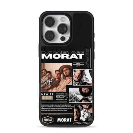 Morat band member photos and new EP iPhone 16 Pro Max Black Case