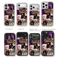 Morgan Wallen concert casual photos Chris Brown Phone Case Black Electroplated Silver For Iphone 11 To 17