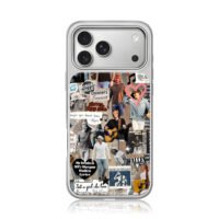 Morgan Wallen country music collage iPhone 17 Pro Max Electroplated Silver Case1