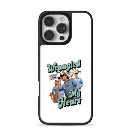 Morgan Wallen Wrangled My Heart art iPhone 16 Pro Max Black Case