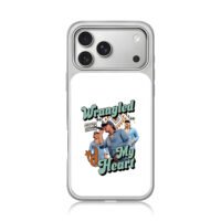 Morgan Wallen Wrangled My Heart art iPhone 17 Pro Max Electroplated Silver Case1
