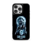 Mortal Kombat Sub Zero ice dragon iPhone 16 Pro Max Black Case