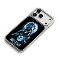Mortal Kombat Sub Zero ice dragon iPhone 17 Pro Max Electroplated Silver Case2