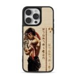 Muay Thai boxer wai kru Thai script iPhone 16 Pro Max Black Case