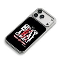 Muay Thai combat red bull fighting iPhone 17 Pro Max Electroplated Silver Case2