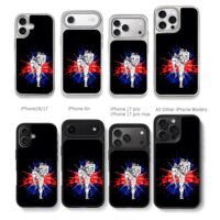 Muay Thai fighter sak yant flag art Chris Brown Phone Case Black Electroplated Silver For Iphone 11 To 17