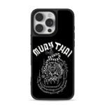 Muay Thai tiger Thai talisman art iPhone 16 Pro Max Black Case
