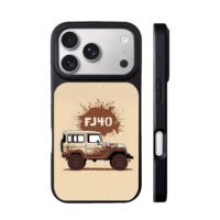 Muddy FJ40 offroad truck art iPhone 17 Pro Max Black Case
