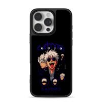 Multiple Satoru Gojo JJK anime art iPhone 16 Pro Max Black Case