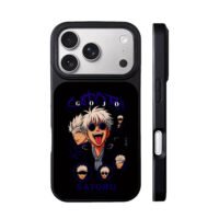 Multiple Satoru Gojo JJK anime art iPhone 17 Pro Max Black Case