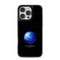 Music of the Spheres blue star iPhone 16 Pro Max Black Case