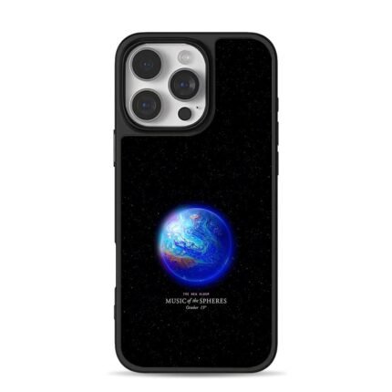 Music of the Spheres blue star iPhone 16 Pro Max Black Case